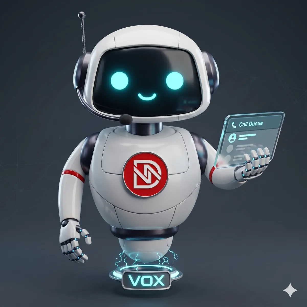 Vox, DVA's AI call agent robot